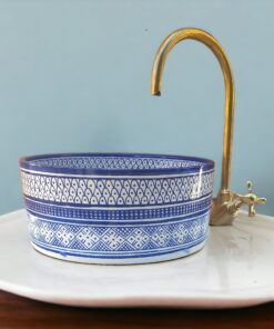 moroccan ceramic sink