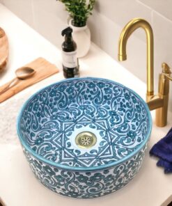 moroccan ceramic sink