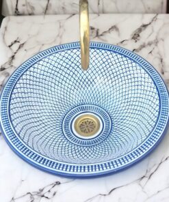 moroccan bathroom bowl sink