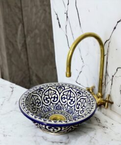 moroccan ceramic sink